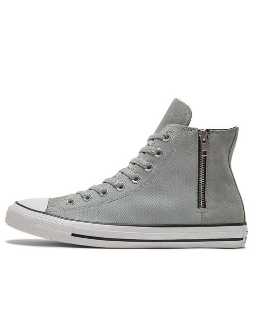 Converse Gray Chuck Taylor All Star 'Charcoal Zipper' for men
