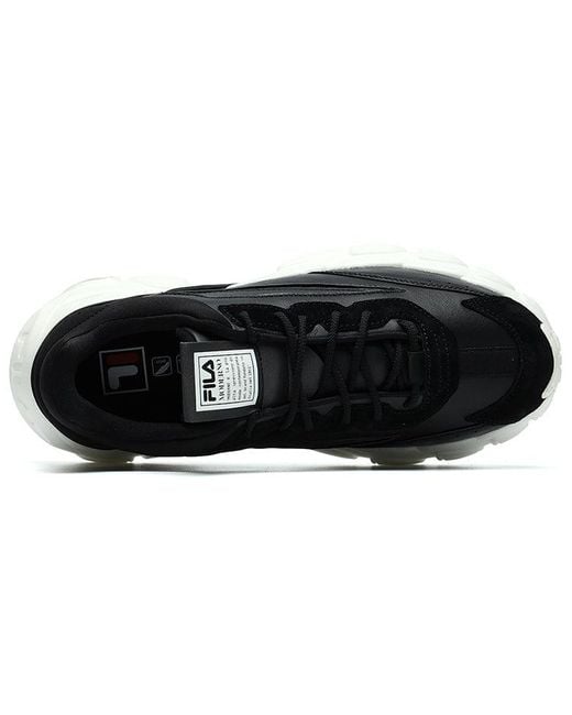 Fila Black Fashion Sneakers Low-Top Running Shoes for men