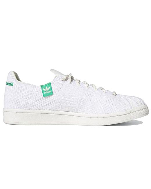 Adidas White X Pharrell Superstar Primeknit for men