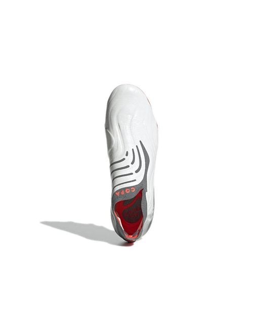 Adidas White Copa Sense+ Fg Solar' for men