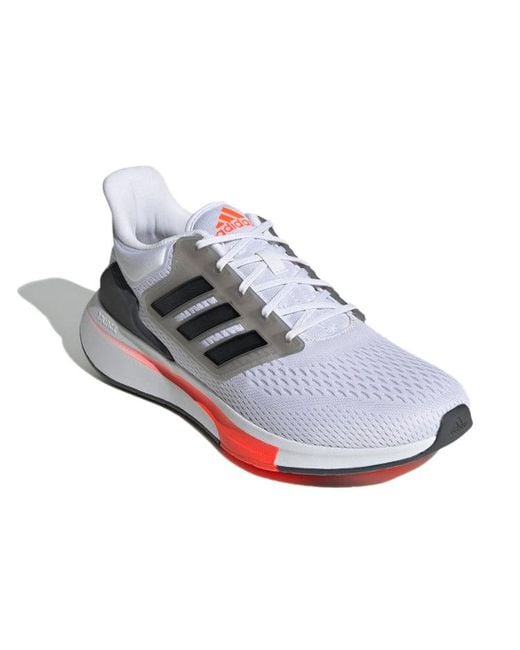 Adidas White Eq21 Run Shoes for men