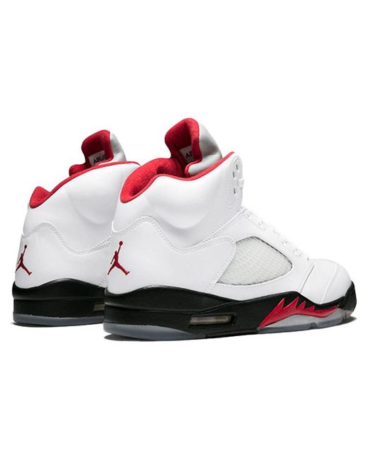 Nike White 5 Retro 'Fire' 2013 for men