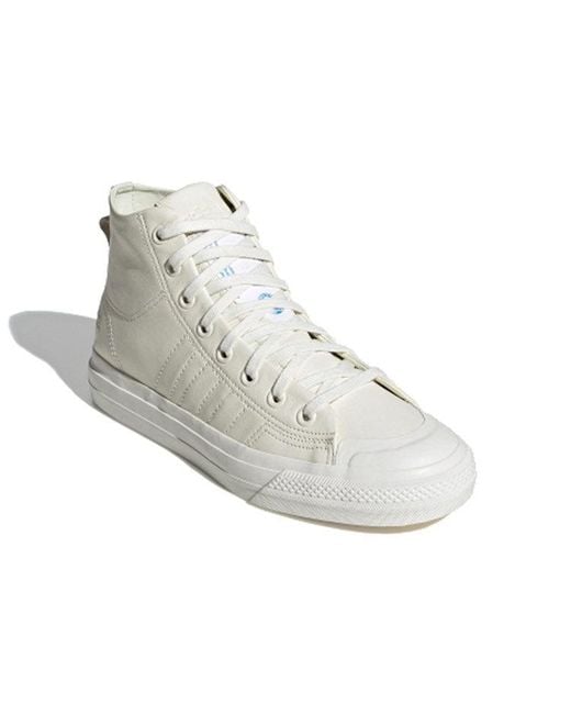 Adidas White Nizza Hi Rf 'Off' for men