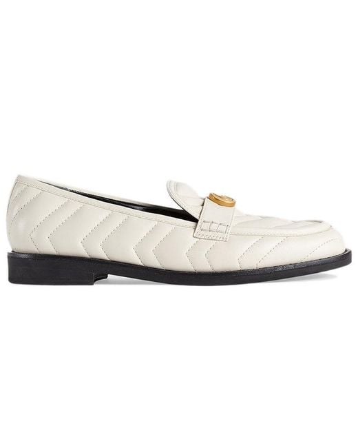 Gucci White (Wmns) Loafer With Double G
