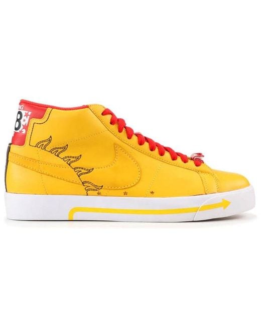Nike Yellow Michael Lau X Blazer Premium Sb 'China Bmx' for men