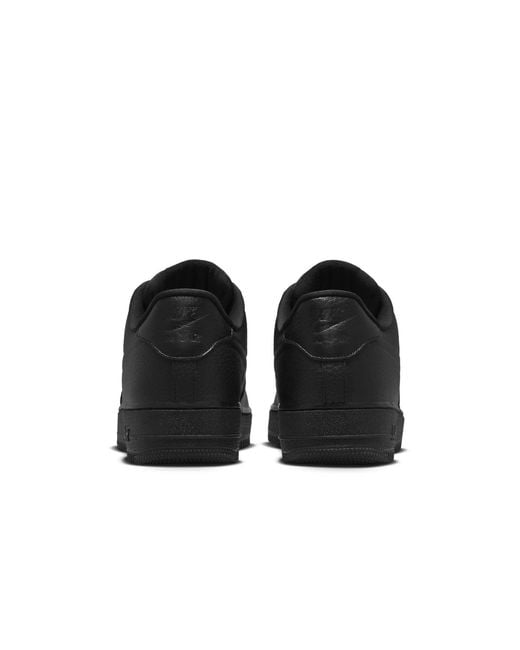 Nike Black Air Force 1 Low Waterproof 'Triple' for men