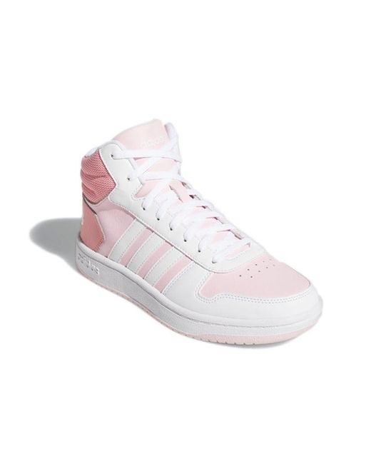Adidas White (Wmns) Hoops 2.0 Mid