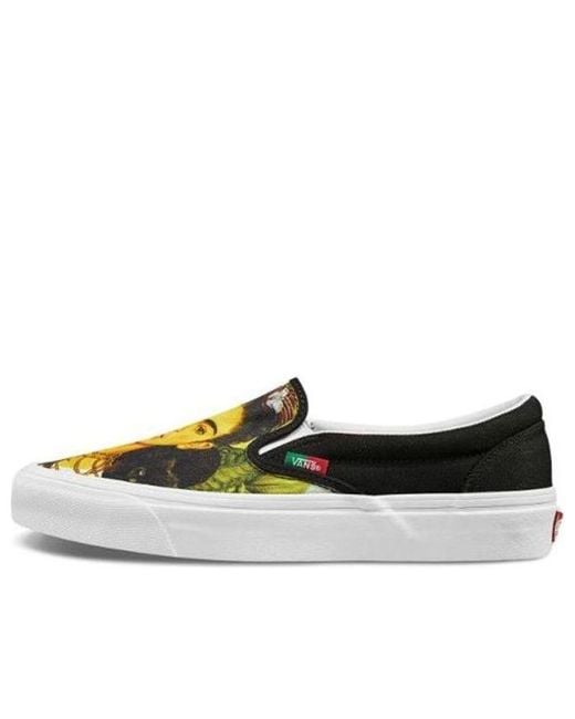 Vans Black Frida Kahlo X Og Slip-On Lx 'Self-Portrait' for men