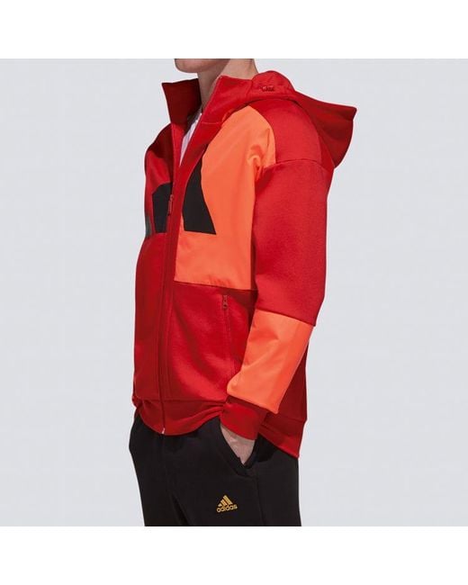 Adidas Red O2 Htt Jacket for men