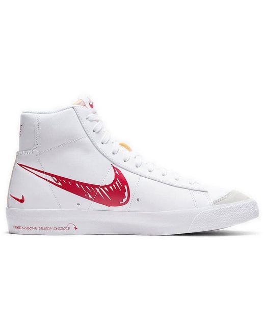 Nike White Blazer Mid 77 'Sketch for men