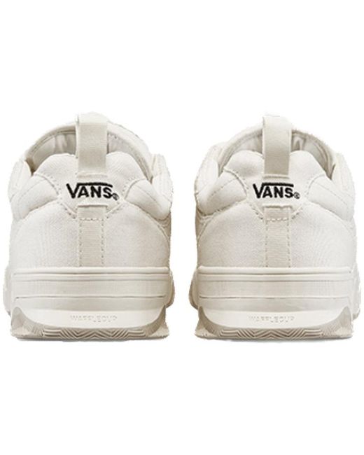 Vans White Brux Wc Cozy Thick Sole Low Tops Casual Shoe for men
