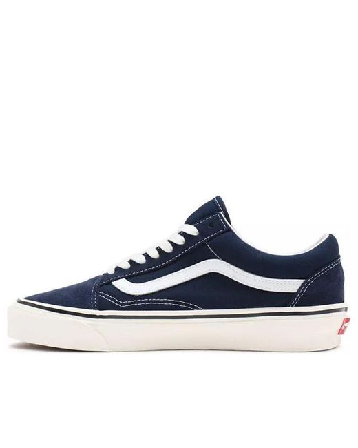 Vans Blue Style 36 Lightweight Breathable Low Tops Casual Skateboarding Shoes for men