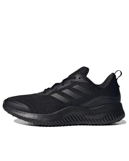 Adidas Black Alphacomfy Lightweight Breathable Casual for men
