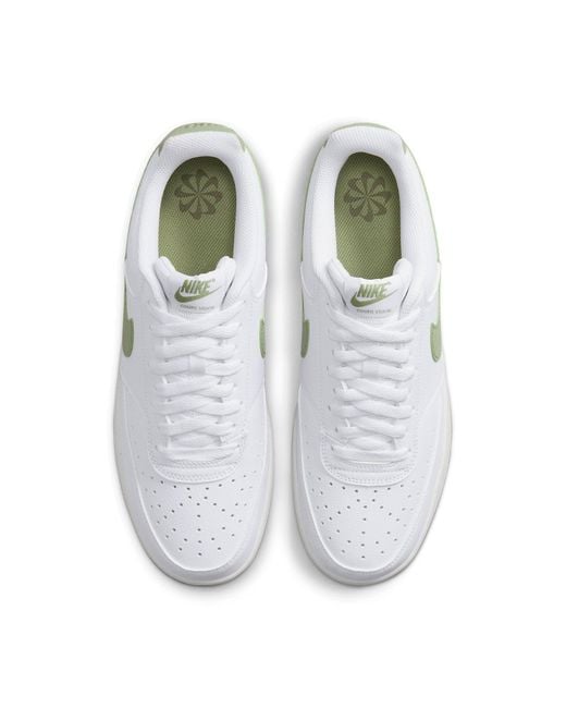 Nike White Court Vision Low Next Nature Oil' for men