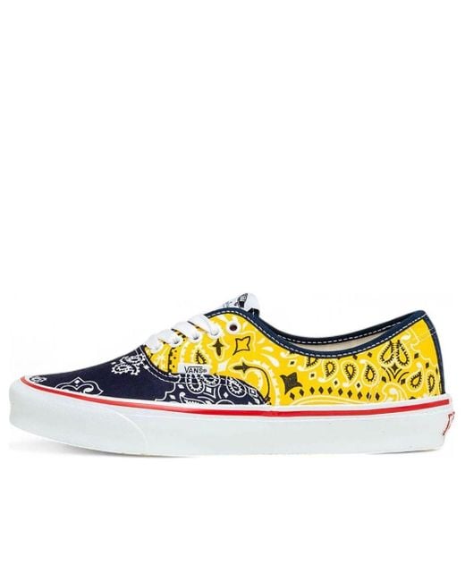 Vans Men's Yellow Og Authentic Lx X Bedwin & The Heartbreakers