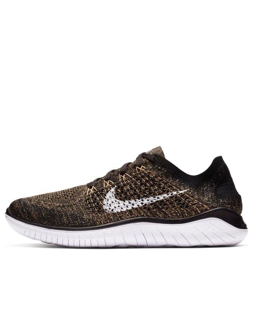 Nike Brown Free Rn Flyknit 2018 Club' for men