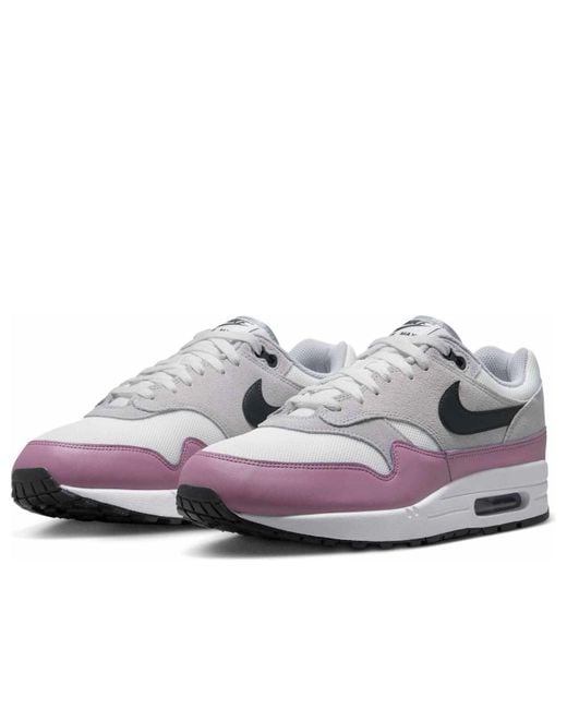 Nike White Air Max 1 Essential Wolf' for men