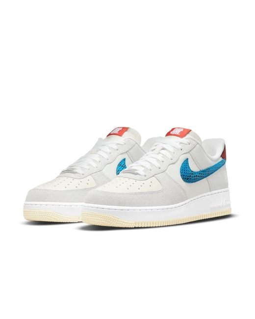 Nike Blue X Undefeated Air Force 1 Low '5 On It' for men