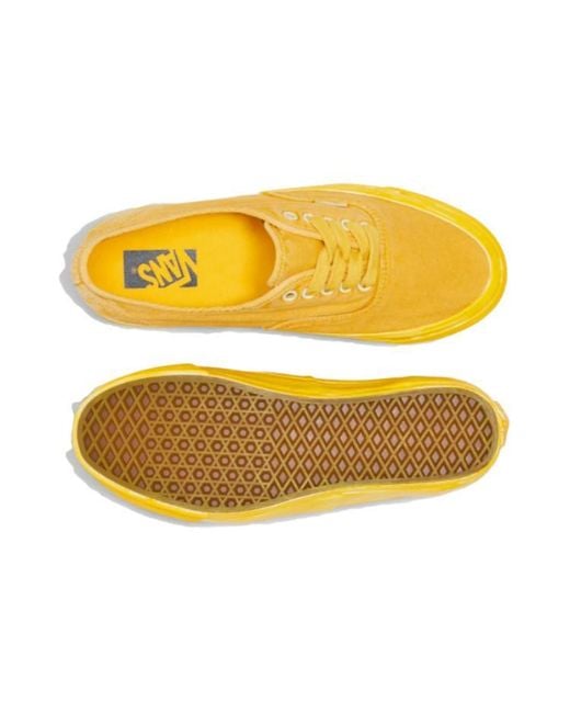 Vans Yellow Authentic Reissue 44 'Lx Dip Dye Lemon Chrome' for men