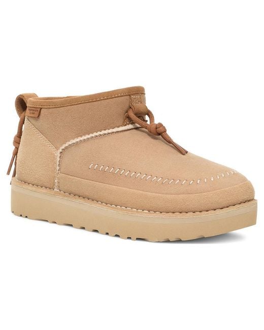 Ugg Natural (Wmns) Ultra Mini Crafted Regenerate 'Sand'