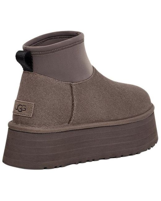 Ugg Brown (Wmns) Classic Mini Dipper 'Thundercloud'