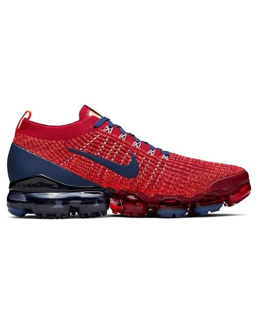 Nike Red Air Vapormax Flyknit 3 'Noble' for men
