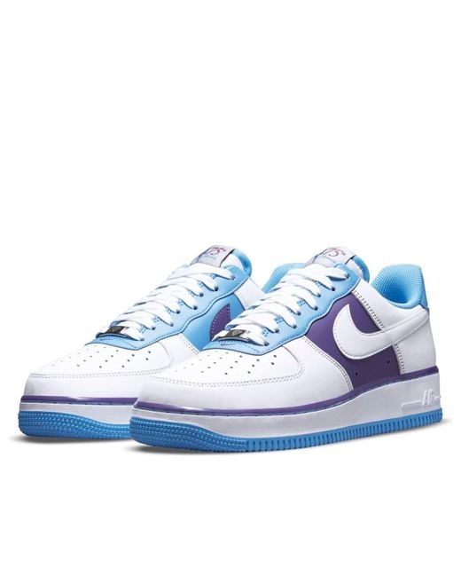 Nike Blue X Nba Air Force 1 '07 Lv8 '75Th Anniversary for men