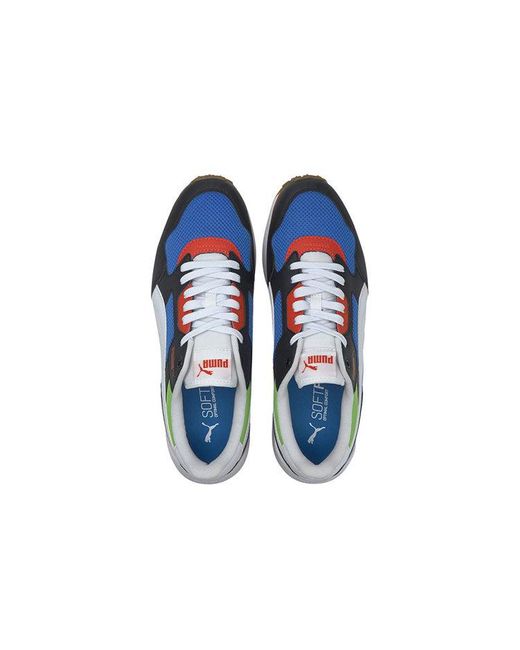 PUMA Blue R78 Futr Low-Top Running Shoes for men