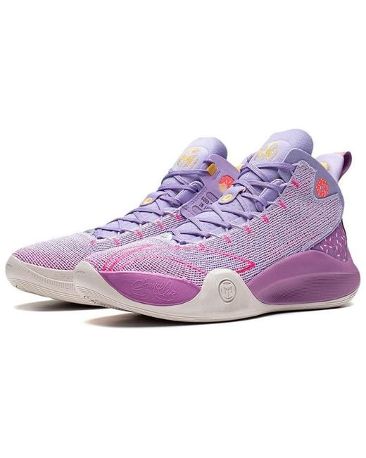 Li-ning Purple Cj1 Mid C.J. Mccollum 'Donut' for men
