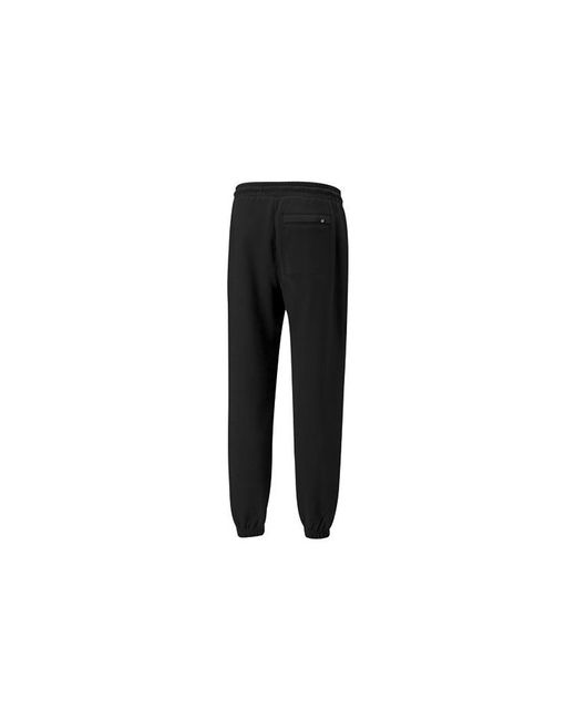 PUMA Black Logo Downtown Sweatpants for men