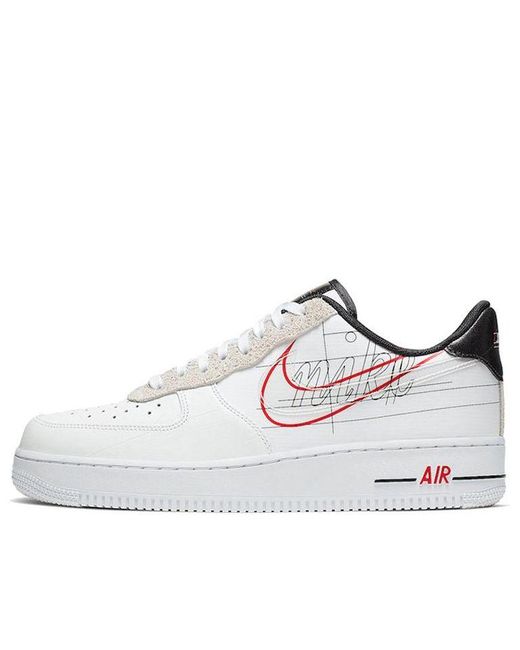 atributo Motel Mecánico Nike Air Force 1 Low 'script Swoosh' in White for Men | Lyst