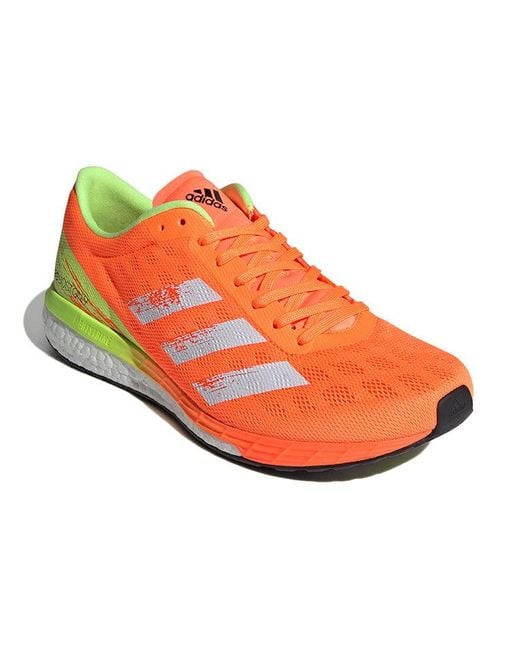 Adidas Adizero Boston 9 Orange/yellow for men