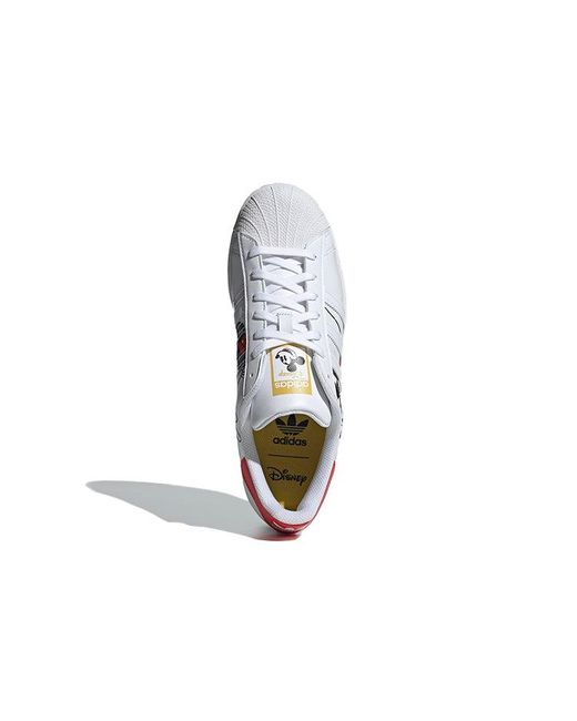 Adidas White Disney X Superstar 'Mickey And Minnie for men