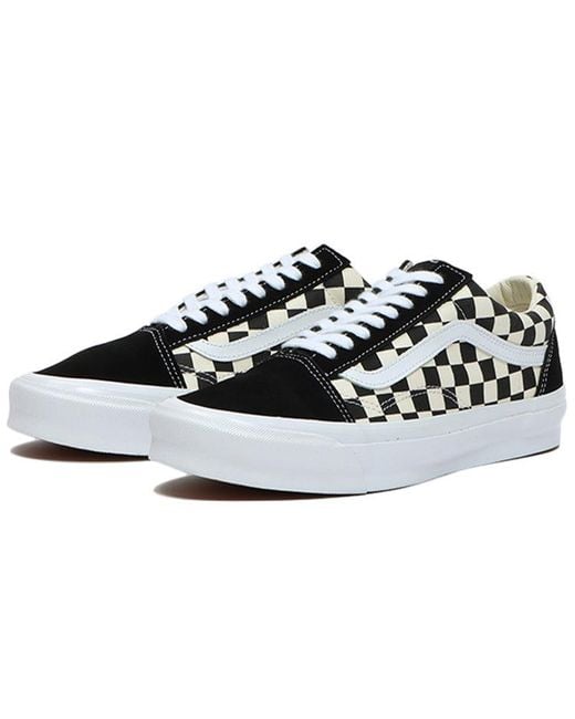 Vans Black Og Old Skool Lx 'Checkerboard for men