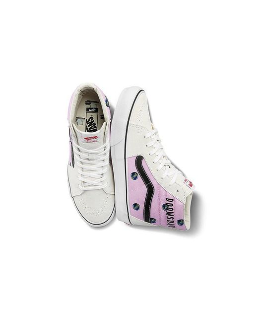 Vans White Cali Thornhill Dewitt X Vault Sk8-Hi Lx Doomsday Foreplay' for men