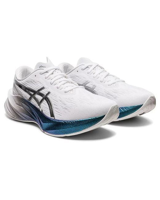 Asics Blue (Wmns) Novablast 3 Platinum Metallic'