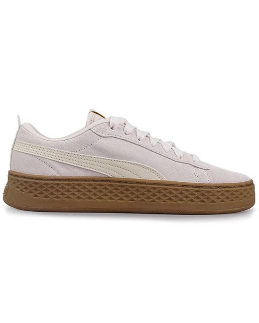 PUMA White Smash Platform