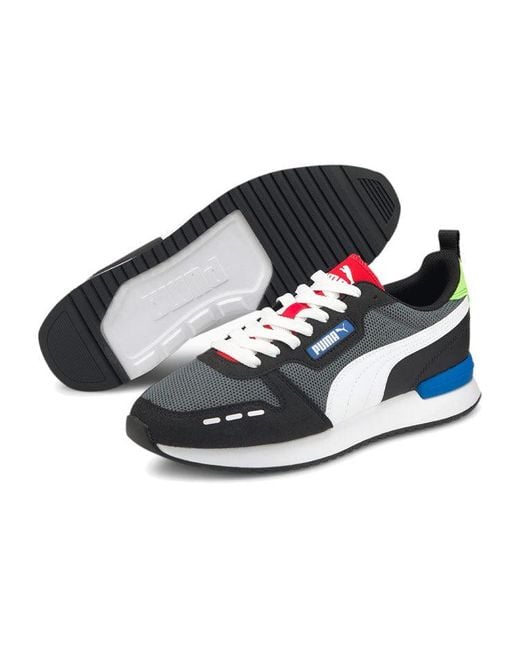 PUMA Blue R78 Running Shoes Black/green/red for men
