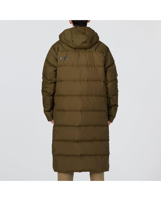 PUMA Green Hooded Down Coat Jacket for men