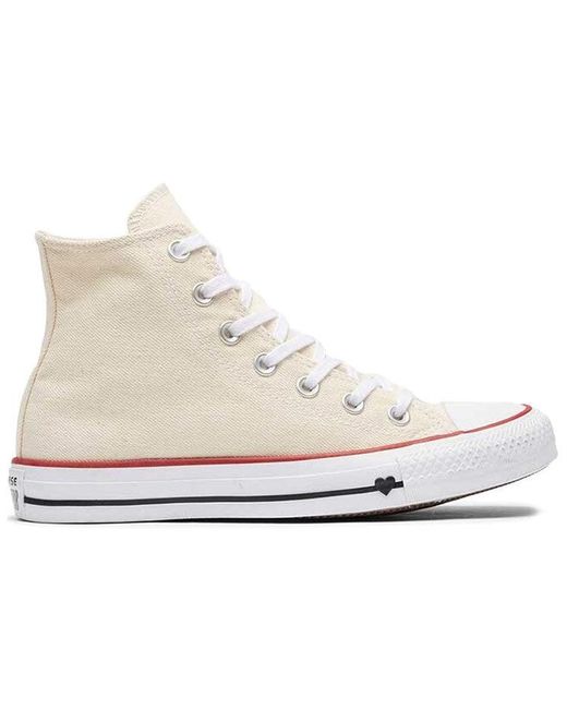 Converse White Chuck Taylor All Star High 'Denim Love' for men