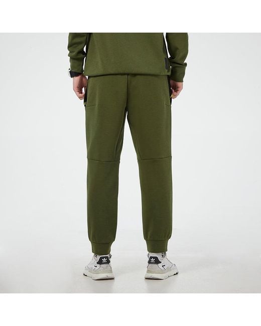 Adidas Green Th Pnt Dk Id Knit Sports Long Pants for men