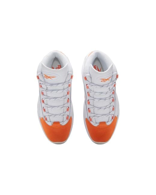 Reebok White Question Mid Toe' 2023 for men