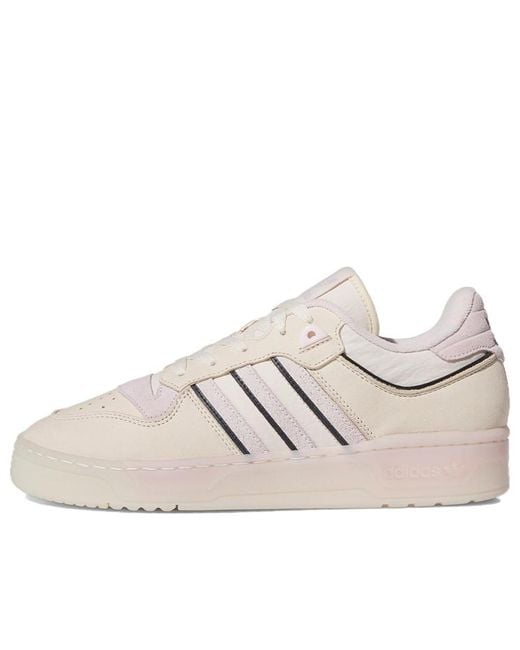 Adidas White Rivalry Low 86 Shoes 'Wonder Almost' for men