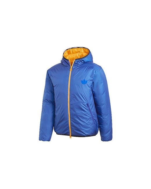 Adidas Yellow Originals Sports Double Sided Down Jacket for men