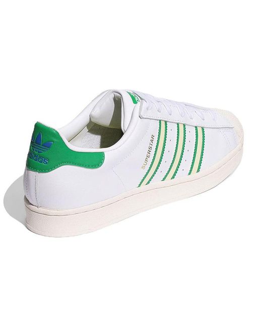 Adidas White Superstar 'Team Colors for men