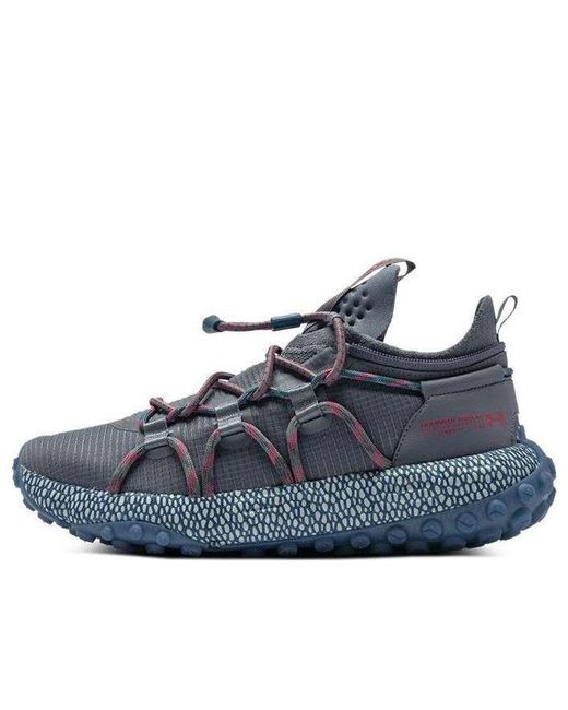 Under Armour Blue Hovr Summit Ft Cuff 'Gravel Harbor' for men