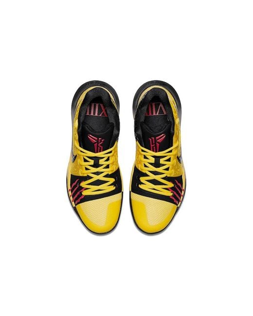 Nike Yellow Kyrie 3 Mm "Mamba Mentality" Shoes for men