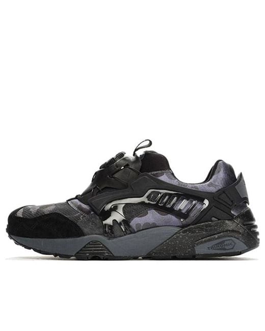 PUMA Black A Bathing Ape X Disc Blaze Camo' for men