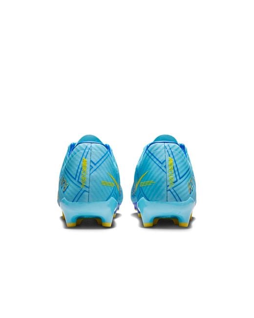 Nike Blue Zoom Mercurial Vapor 15 Academy Km Mg Multi-ground Low-top Soccer Cleats for men