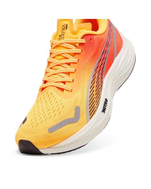 PUMA White Velocity Nitro 3 'Sun Stream Sunset Glow' for men